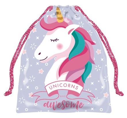 bolsa merienda unicornio